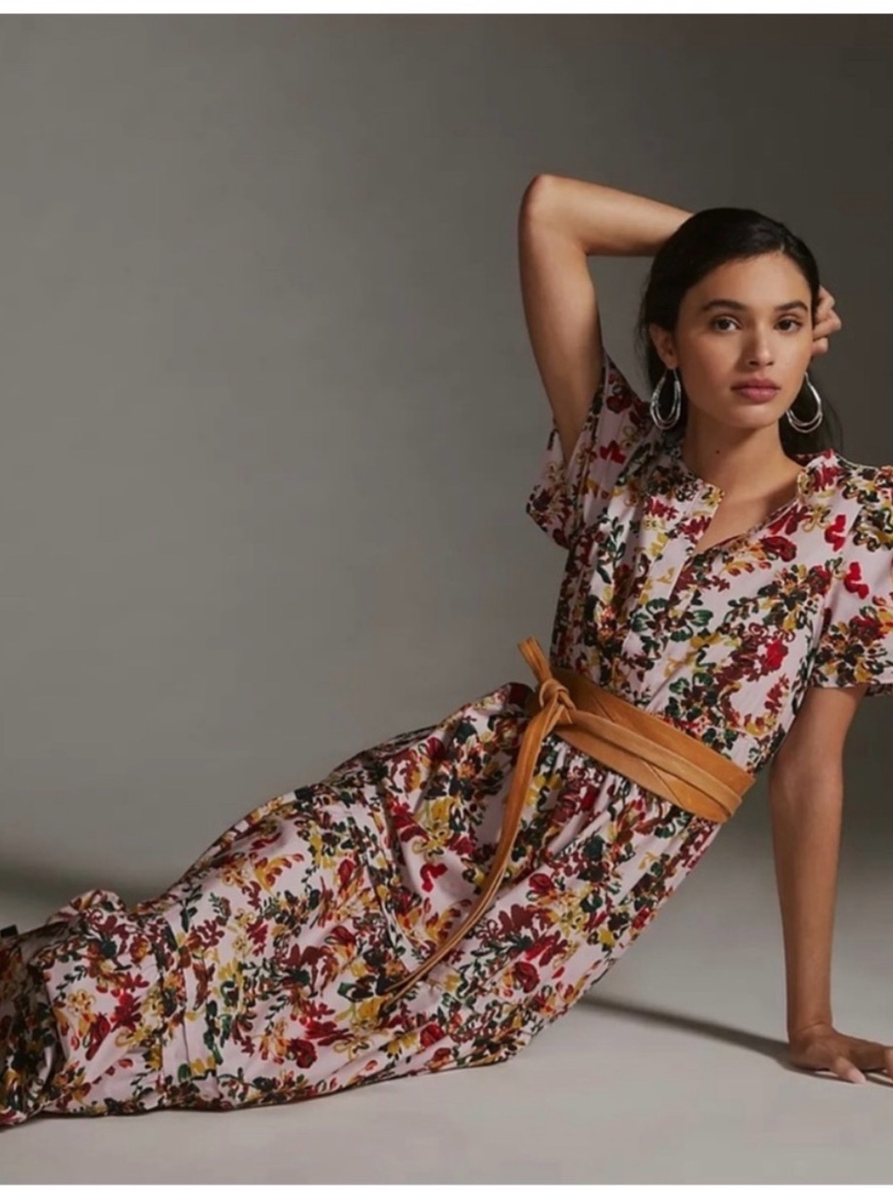 Maeve by Anthropologie: The Somerset Maxi Dress Pink - Picture 2 of 5
